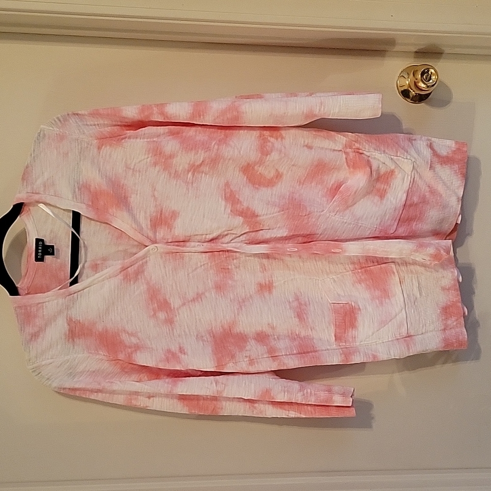 Torrid slub knit boyfriend cardigan